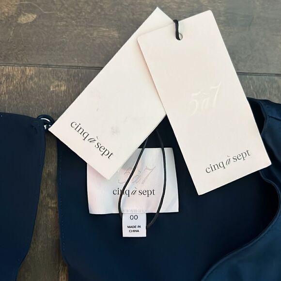 NWT Cinq à Sept Women's Velda Silk Dress - Picture 11 of 16